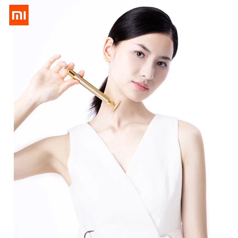 Xiaomi InFace Золотой стержень для поддержания красоты позолоченная Массажная головка