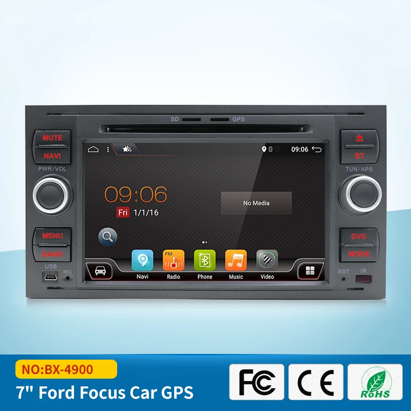 Bosion Android 7.1.1 четырехъядерный Автомобильный мультимедийный gps Navi dvd плеер стерео