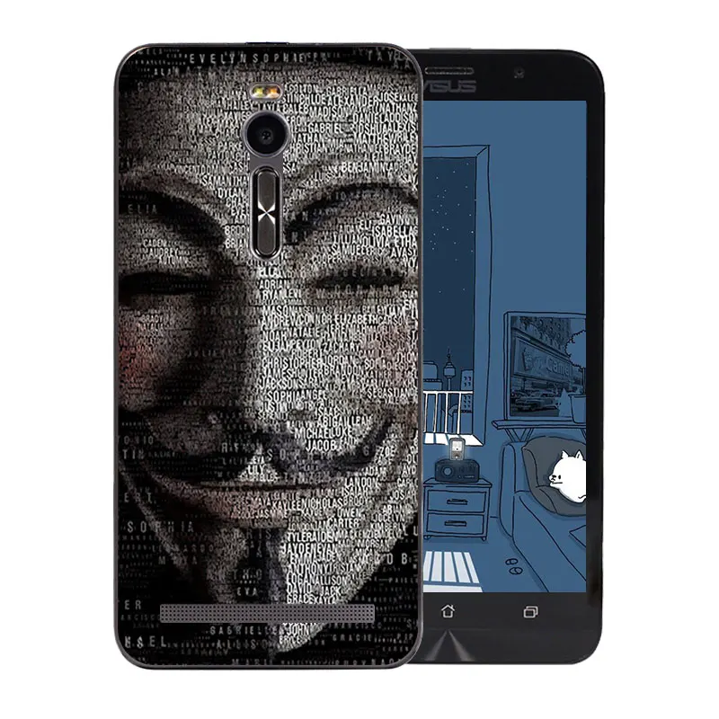Phone Case for Asus Zenfone 2 ZE551ML High Quality Hook Pattern Soft Silicon Slim Back Cover ASUS ZE550ML Full Protect Shell |