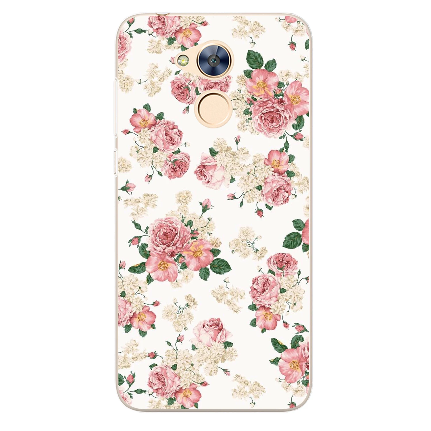 BigCases For Huawei Honor 6A Case Cover 5.0&quot Soft TPU Silicone Popular Cute Color Cactus Rose Flower Pattern Painted Phone |
