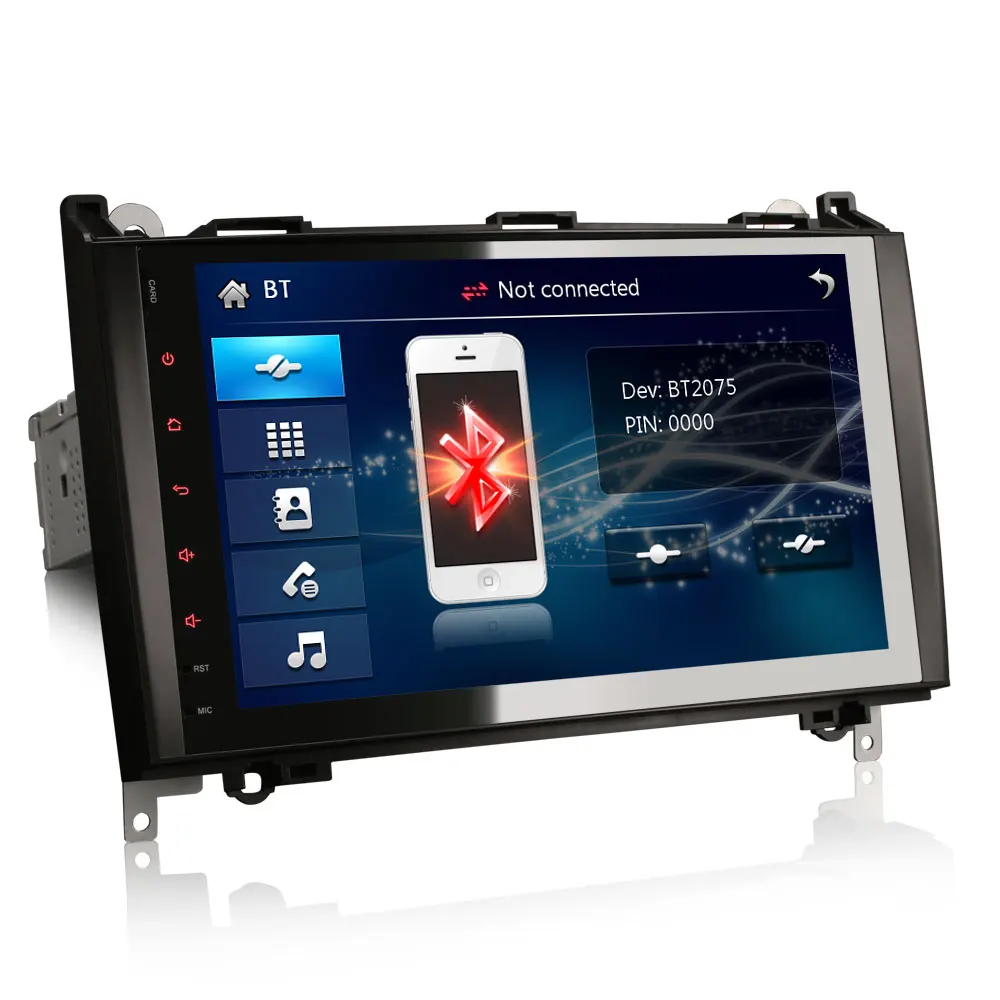Erisin ES792B 9 &quot1 din автомобильный DVD 3G GPS RDS Bluetooth iPhone SWC USB DVR IN для Mercedes Benz A/B Class Sprinter Vito