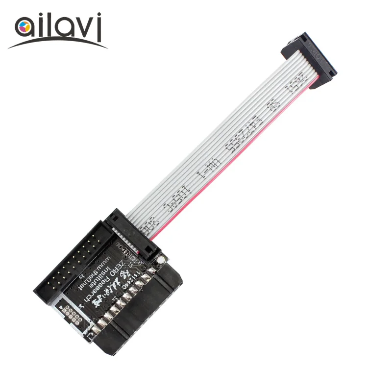 Переходник интерфейса JTAG на 10-контактный разъем Lot20-pin мм расстояние между SWD /JTAG