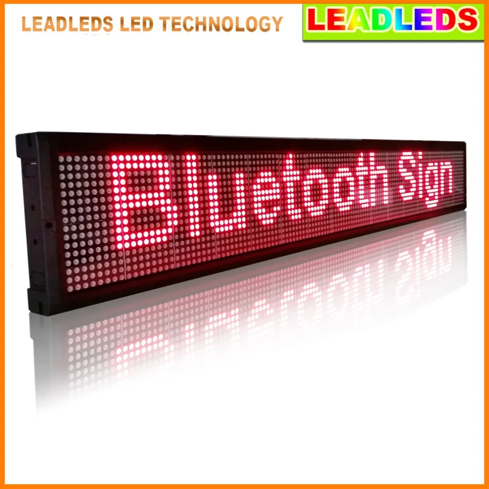 40 дюймов P7 Bluetooth эмоции управления СВЕТОДИОДНЫХ табло программируемые прокрутка