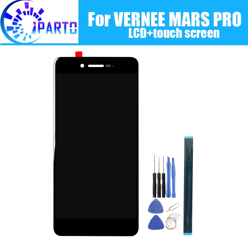 Vernee MARS PRO ЖК дисплей + кодирующий преобразователь сенсорного экрана в сборе 100%