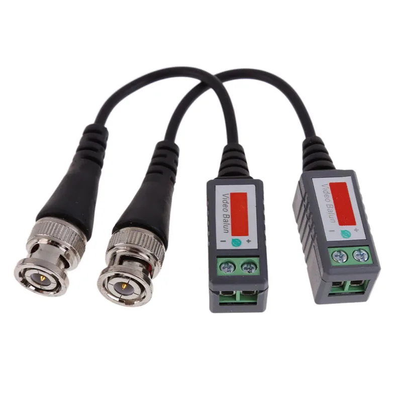 Горячая распродажа 10 шт./компл. пассивная камера видеонаблюдения Video Balun Transceiver BNC
