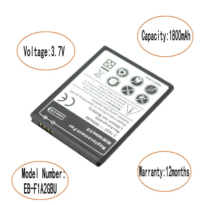 3x1800 мАч EB-F1A2GBU запасная батарея + зарядное устройство для Samsung Galaxy S2 II I9100 9100 i9100g i9103