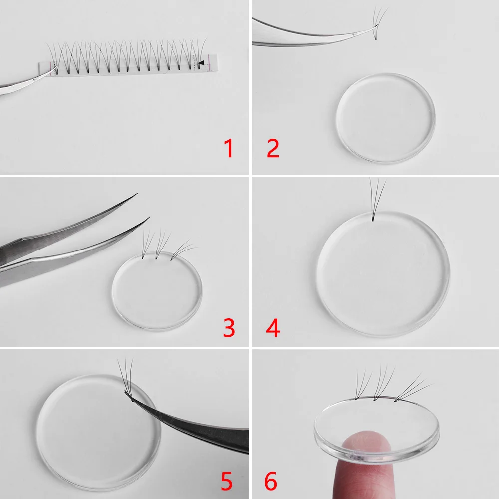 

1 Pcs Silicone Eyelashes Extension Stand Eye Lashes Adhesive Glue Holder Palette Pallet Eyelash Extension Makeup Tools