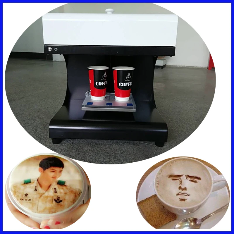 Высокоскоростная скорость печати 2 чашки кофейный принтер и 3D для кофе|printer