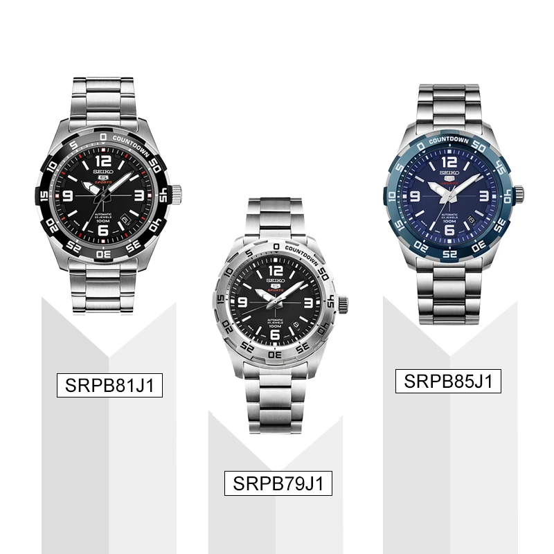 Original SEIKO 5 Men's Watch Diver Swim Sprots Automatic Mechanical Wristwatches Global Warranty SRPB81J1 SRPB79J1 SRPB85J1