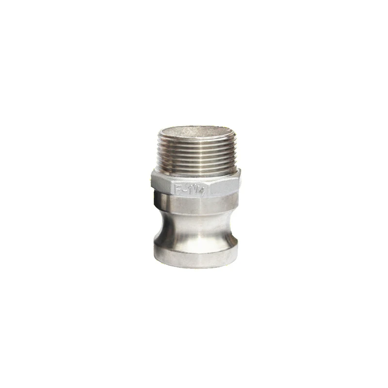 1 1/2 &quotBSP наружная резьба x 52 мм OD Camlock 304 нержавеющая сталь F Тип штепсельная вилка