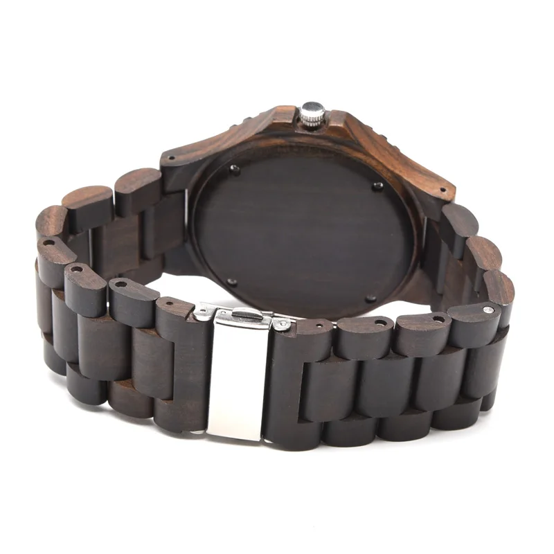 Hofost Wooden Watch For Men Kaanapali Collection Analog Large Face Wood Bamboo Gift Box | Наручные часы