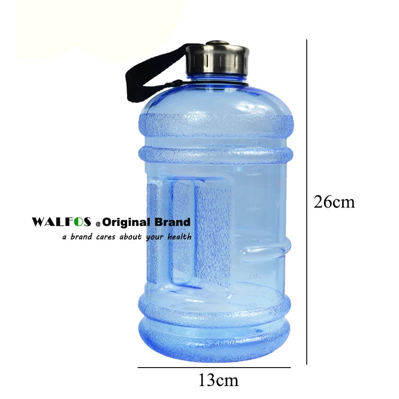 WALFOS 2.2L большая емкость бутылки для воды занятий спортом на открытом воздухе