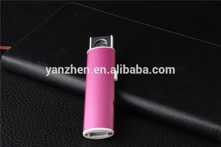 02 креативный цинковый сплав Двустороннее освещение USB перезаряжаемая зажигалка