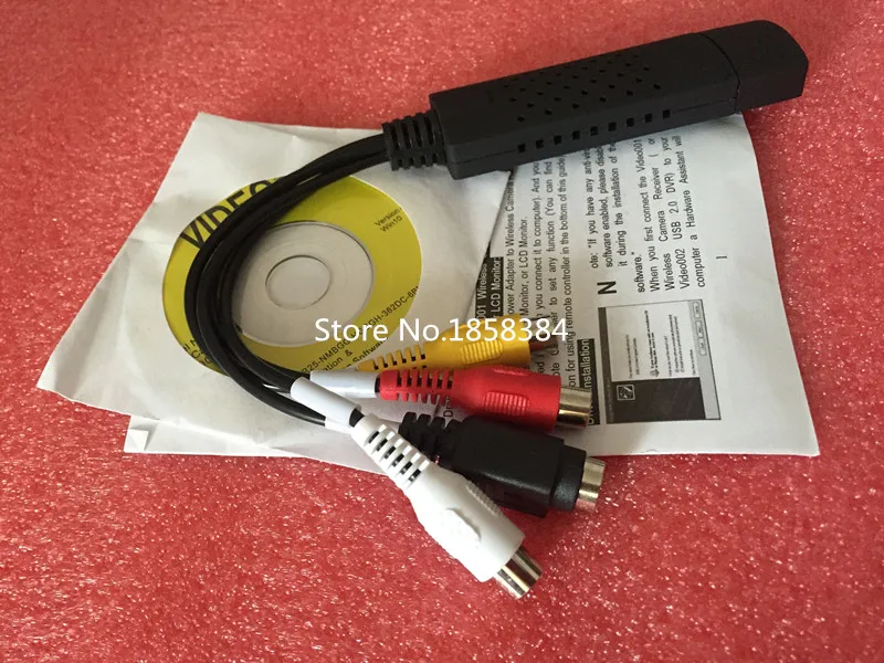 Бесплатная доставка USB 2 0 Easycap DC60 007 TV DVD VHS AV аналоговый сигнал Аудио Видео Захват