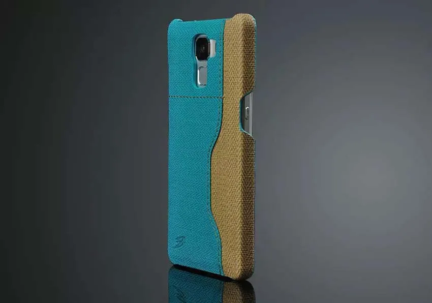 Фото Кожаный чехол Jean Canva для Huawei Honor 7, Высококачественная задняя крышка с бесплатной защитной защитой экрана, два цвета, слот для карт №5