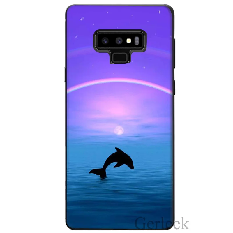 Чехол для телефона Ocean Dolphin Dance And Jumping Galaxy A5 A6 Plus 2017 A8 2018 Note 8 9 | Мобильные телефоны и