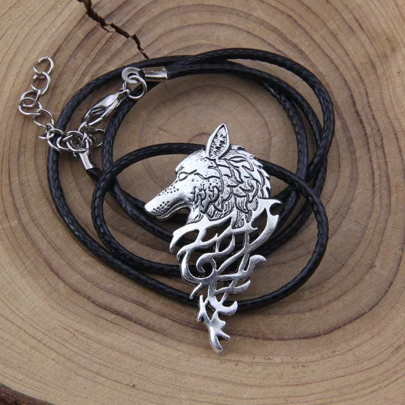 Yage 4 цвета 1 шт Руна Викинг Волк ожерелье в подарок|necklace with|necklace awolf necklace |