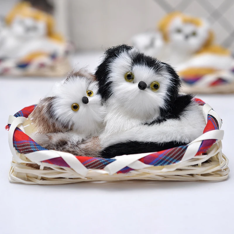 

Basket Sleeeping Dogs Plush Toy Simulation Double Lover Creative Funny Girls Kids Best Gifts Wholesale