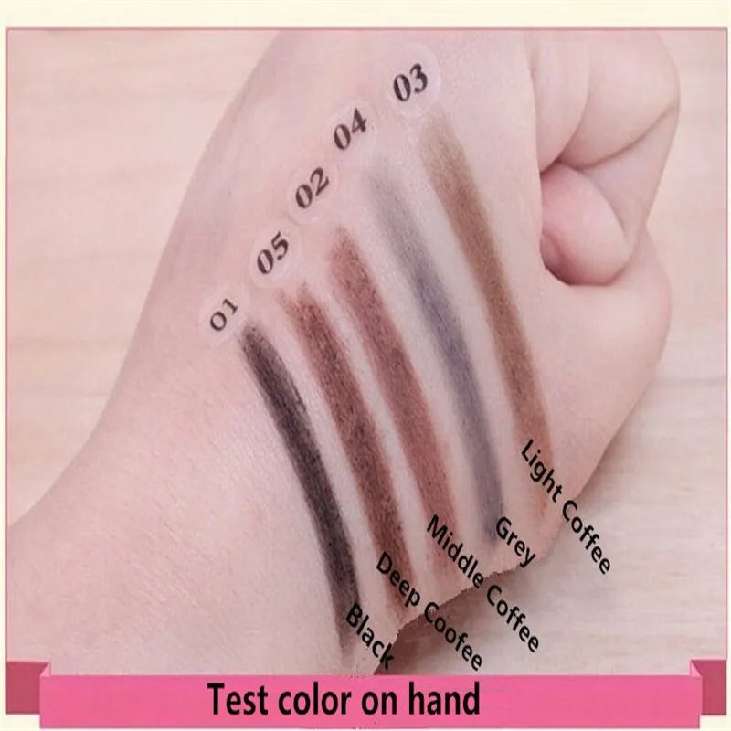 Водонепроницаемый карандаш для бровей с кистью автоматическая ручка