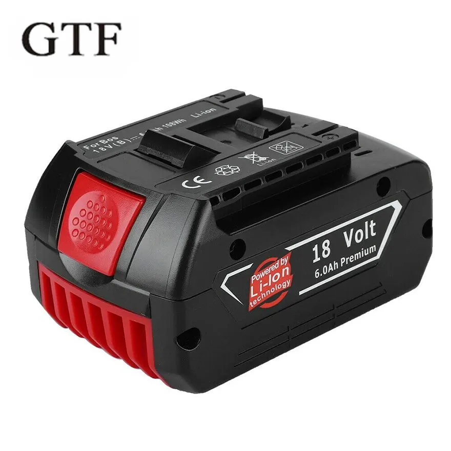 Новый 18 В 6000 мАч литиевая аккумуляторная батарея BAT609 для Bosch BAT610G BAT618 BAT620 BAT622 Eletric