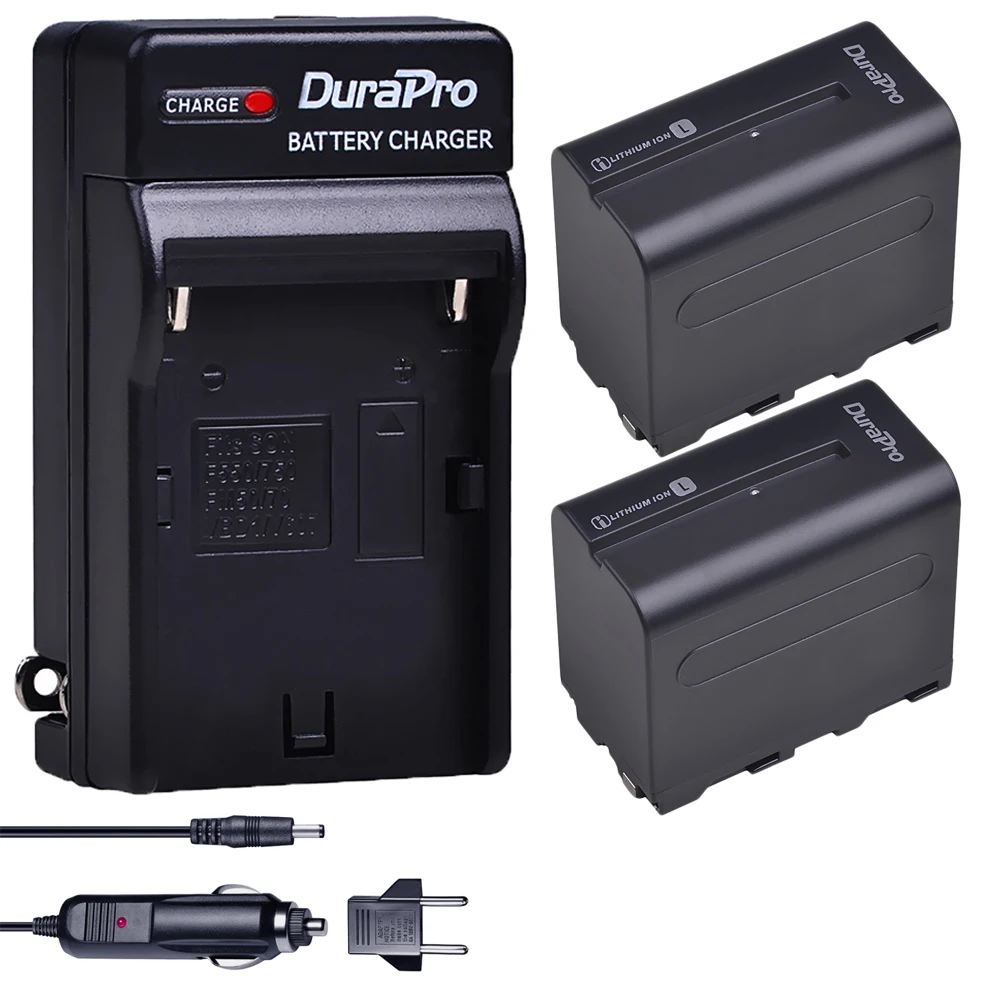 7200mAh NP-F960 NP-F970 камера батарея + стены/Автомобильное зарядное устройство для SONY NP F960 F970 F950 F330 F550 F570 F750 F770 MC1500C 190P