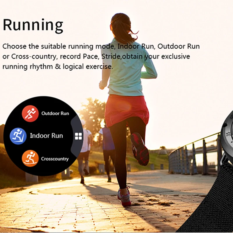 Gps Smartwatch L19 IP67 водонепроницаемые Смарт-часы с крови Давление монитор сердечного