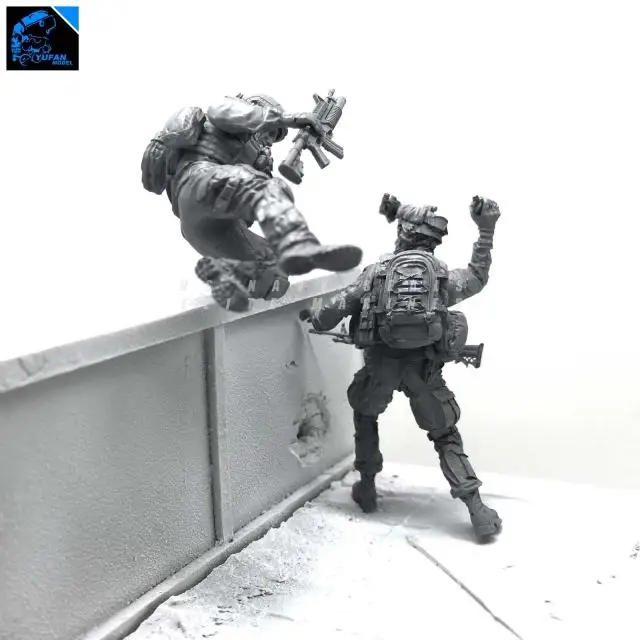 Модель 1/35 Современная американская морская котик солдатская модель из смолы
