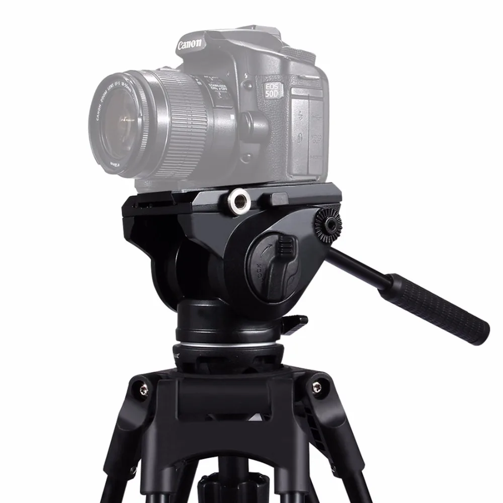 Головка штатива для видеосъемки PULUZ и быстросъемная раздвижная пластина DSLR
