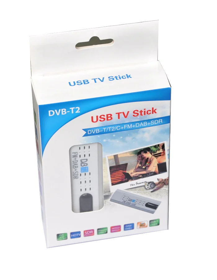 Новый USB цифровой DVB-T2 DVB-C DVB-T HD ТВ с FM и цифровым Радиовещанием SDR приемник адаптер