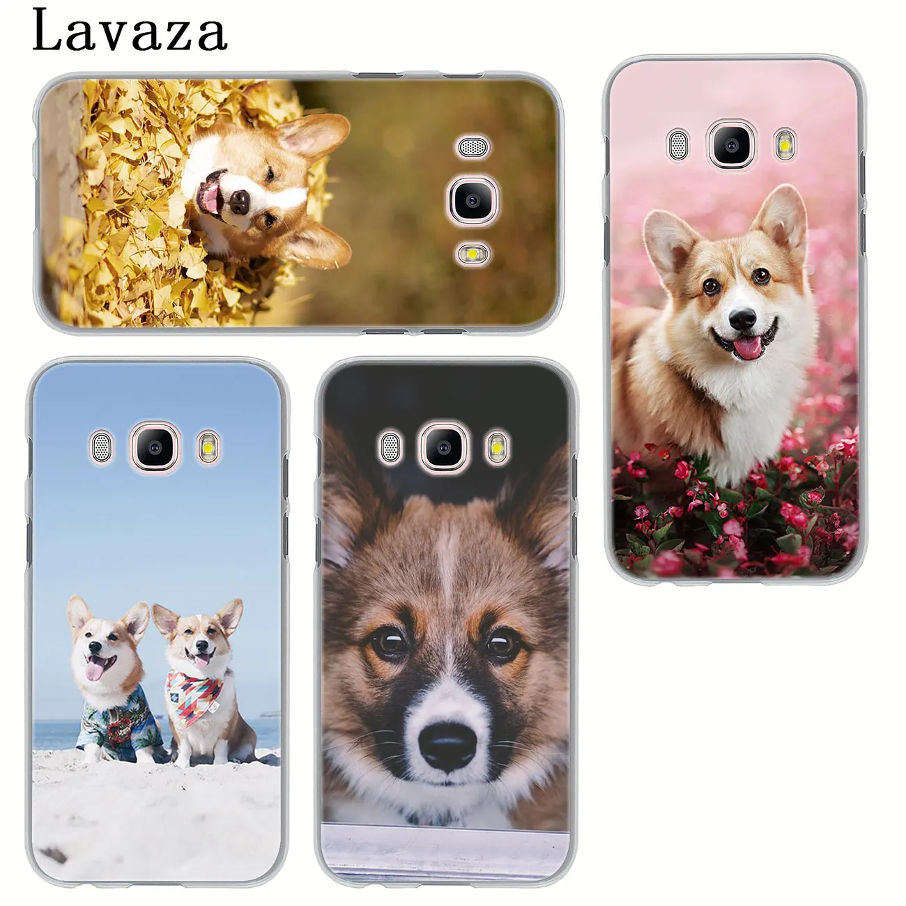 Жесткий чехол Lavaza Corgi dog для Samsung Galaxy Note 10 9 8 A9 A8 A7 A6 Plus 2018 A5 A3 2015 2016 2017 A2 | Мобильные
