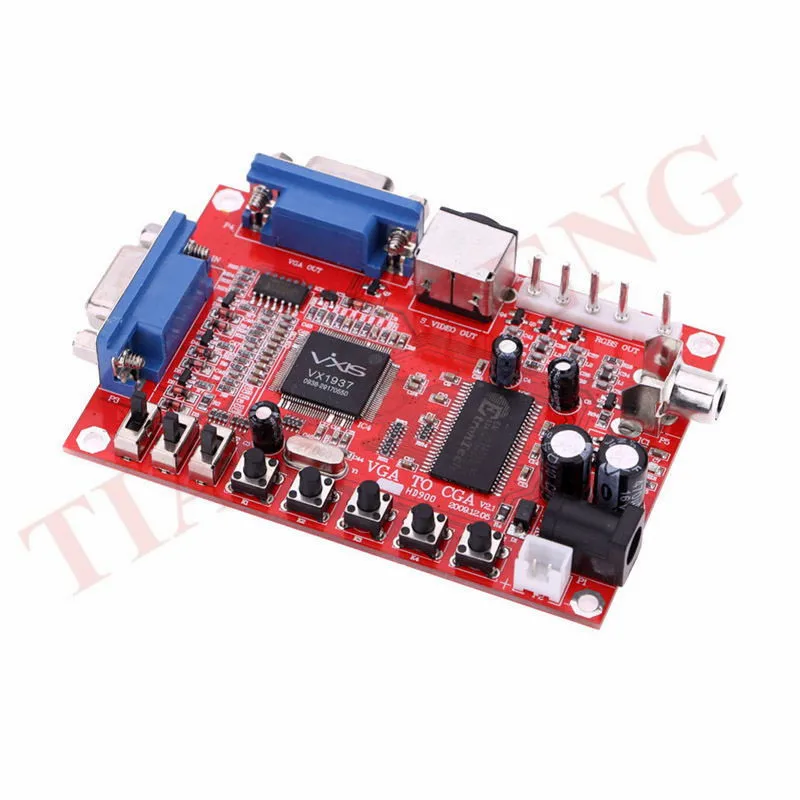 Конвертер VGA в CGA/CVBS/GBS-8100 1 шт. конвертер для аркадной игры плата видеоконвертера CRT