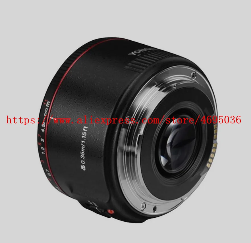 Объектив YONGNUO YN50mm F1.8 II с автофокусом большая апертура эффект боке для камер Canon 70D