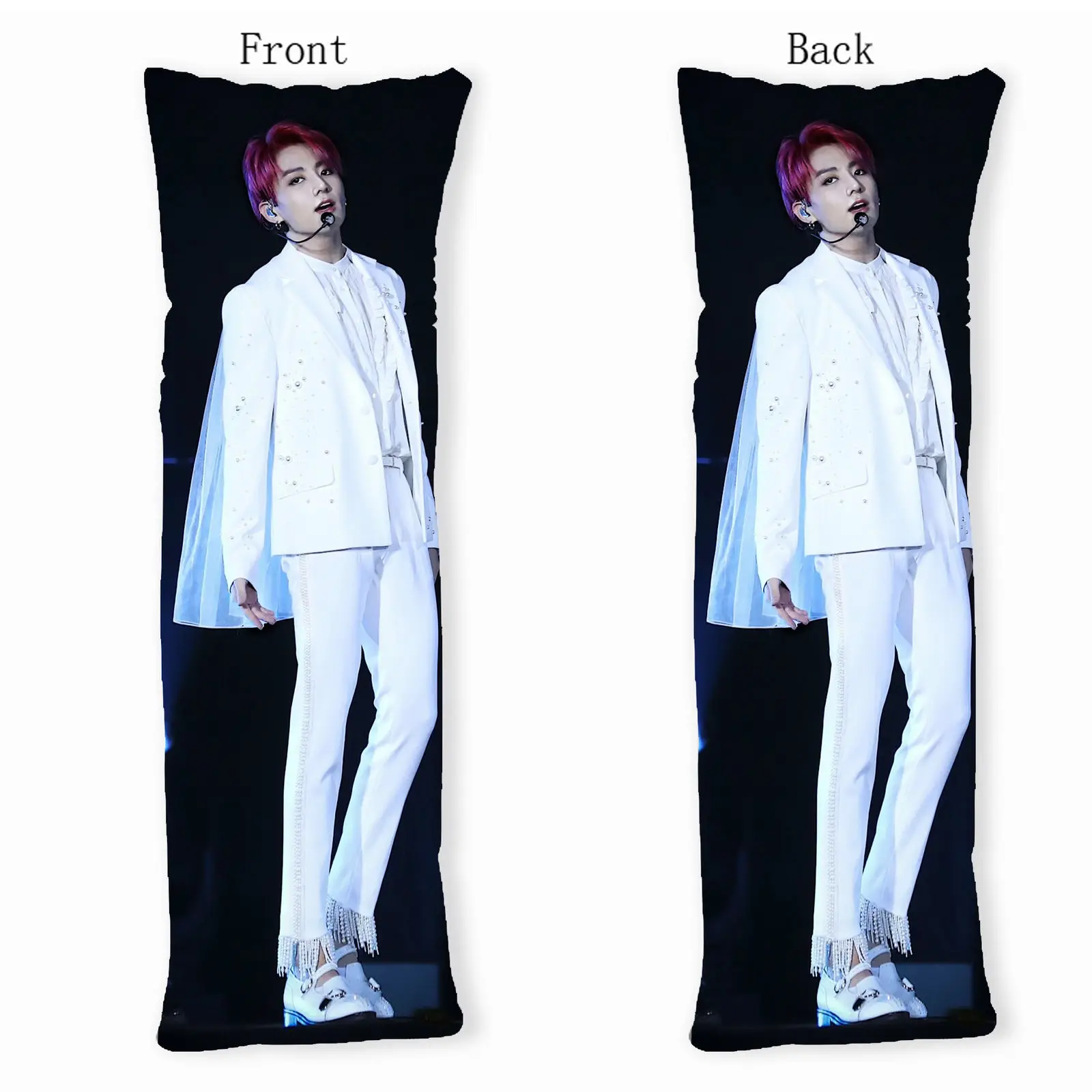 Kpop Rap Jungkook чехол для подушки для тела Dakimakura аксессуары для украшения дома наволочка для подушки Двусторонняя 150x50 см