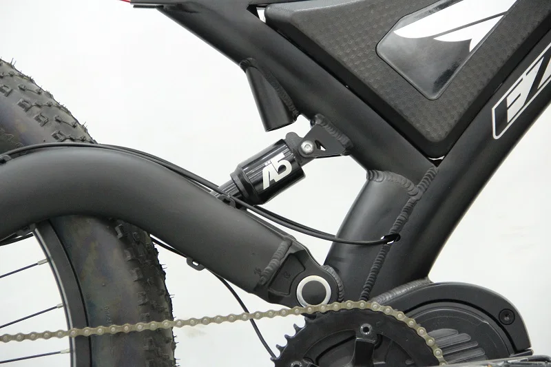Электрический горный велосипед EZBIKE, 1000 Вт, двигатель, полная подвеска, алюминиевая складная рама, внешняя, 7 скоростей, переключатель колеса 26 дюймов