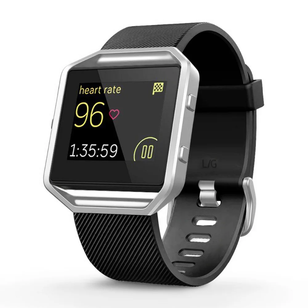 Ремешок силиконовый для Fitbit Blaze маленький и большой сменный Браслет резиновый