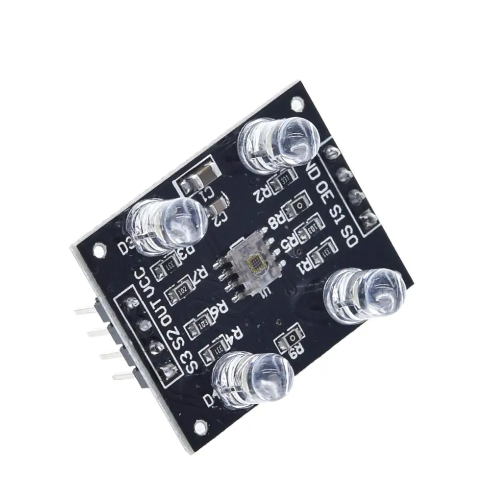 TZT датчик распознавания цвета TCS230 TCS3200 модуль распознавания цвета для arduino DIY модуль DC 3-5 в вход
