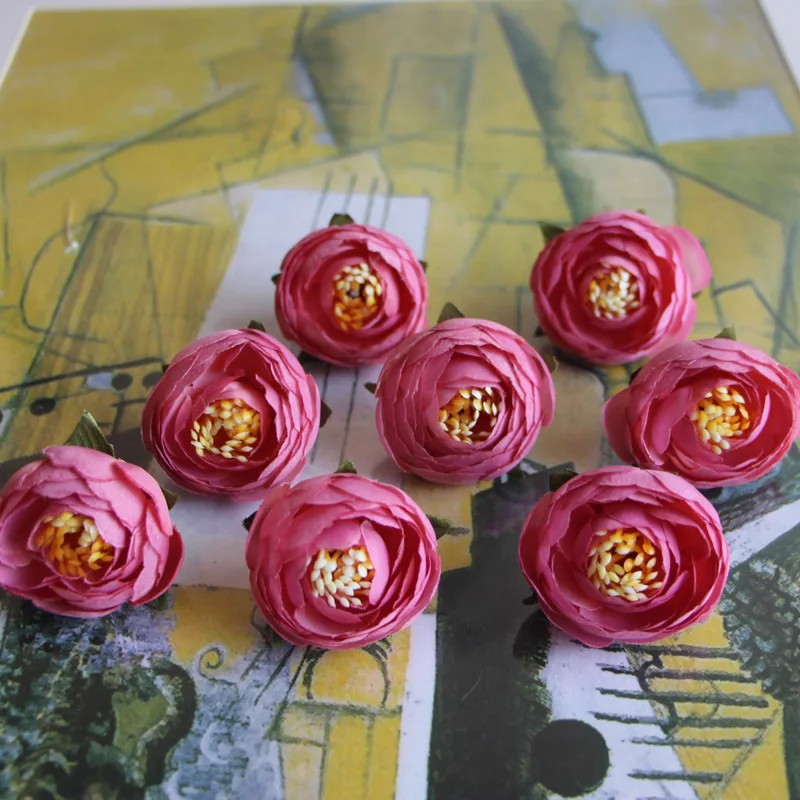 SPR 200 шт./лот бутоны для чайной розы цветочные головки букет невесты сделай сам