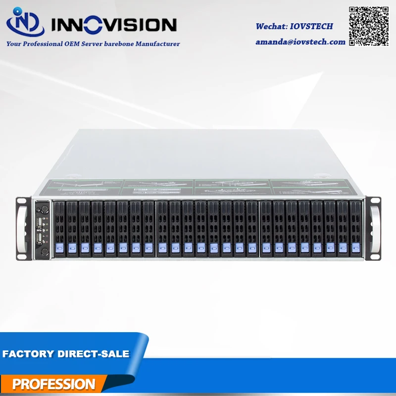 2019 Новый 2U 650 мм 24*2 5 &quotОтсеки HDD hotswap сервер стойка шасси с 12 Гб Mini HD backplane Поддержка