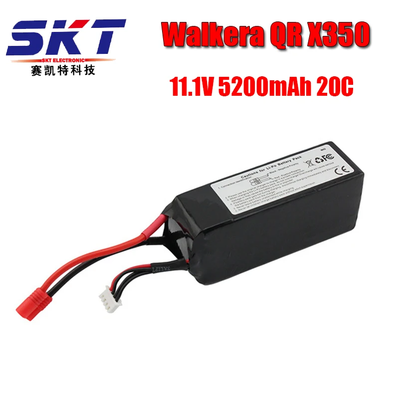 Walkera QR X350 PRO Lipo battery 11 1 В 5200 мАч 3S 20C RC Drone Quadcopter запасные части SKT LI Po аккумулятор|lipo
