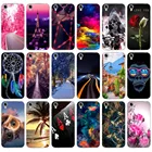 Чехол для телефона Alcatel One Touch Idol 3 4,7 дюйма 6039 6039A 6039K 6039Y, мягкий силиконовый чехол из ТПУ с цветами Мобильный телефон дюйма