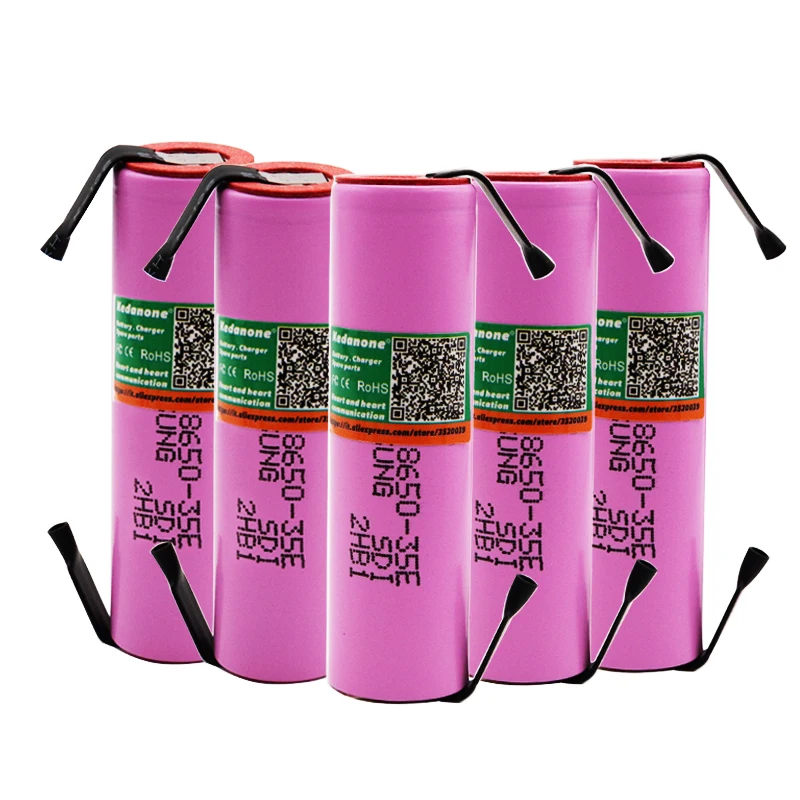 Новый оригинальный 18650 3500 мА/ч 13A разрядки INR18650 35E Батарея li ion 3 7 v аккумуляторная +