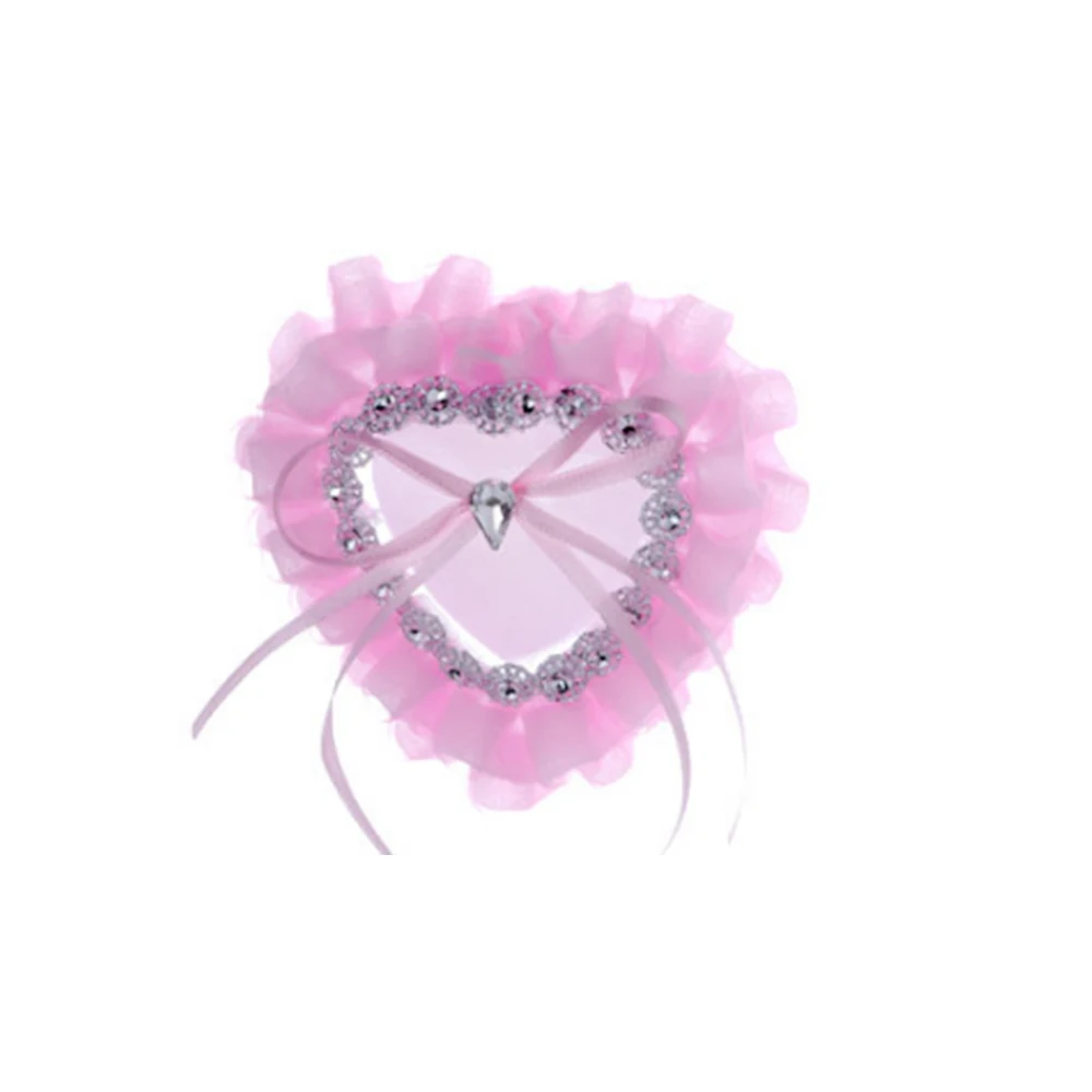 Романтическая Подарочная коробка для колец в форме сердца с розами на День