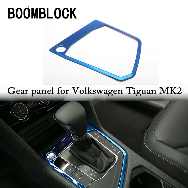 

Car-styling For VW Tiguan 2017 2018 For Volkswagen VW Tiguan 2 MK2 2016 Gears Shift Panel Knob Trim Stickers Covers Accessories
