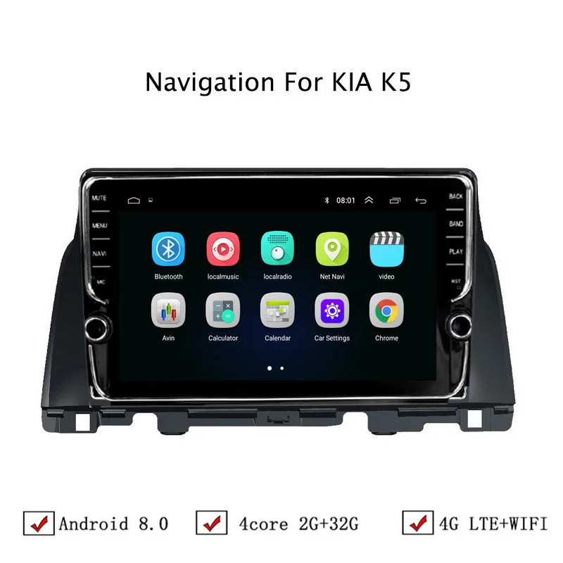 10 1 &quotAndroid 6 0/8 Автомобильная dvd навигационная система для Kia K5 Оптима 2017 2018