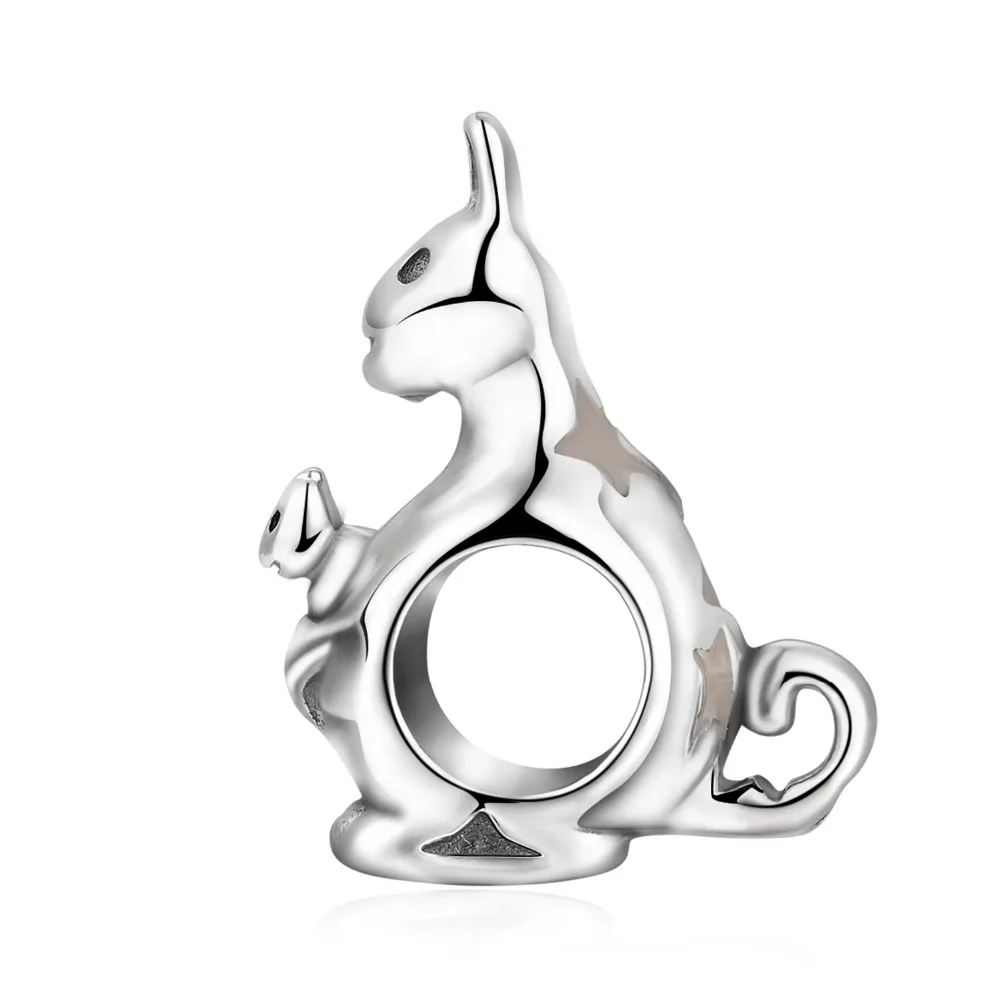 JewelryPalace 925 пробы серебро мама кенгуру и ребенка Joey Шарм Бусины Fit Браслеты для