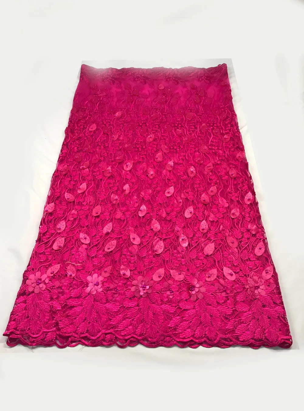 Мягкие Нигерии кружевной ткани для свадьбы 2017 непревзойденной 3D высокого класса