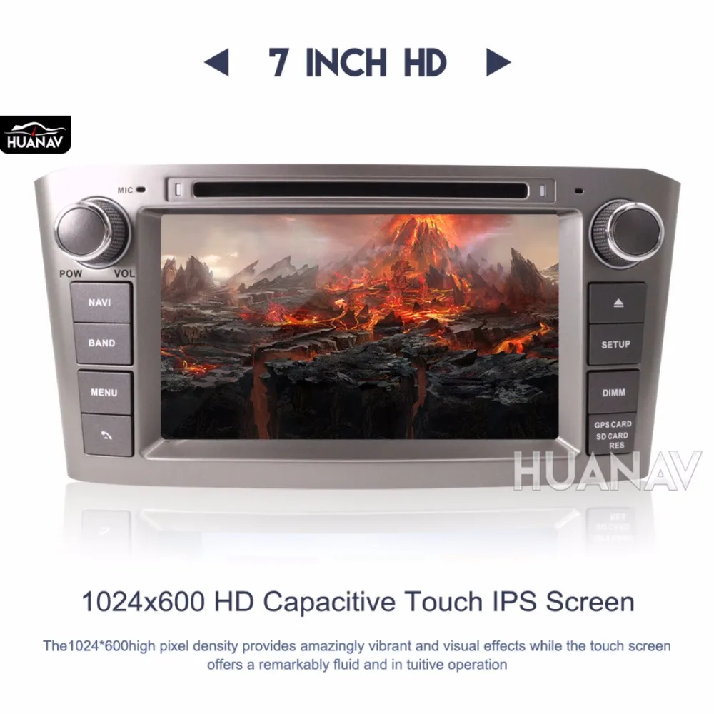 Автомобильный DVD плеер с GPS навигацией для Toyota Avensis 2002 2008 T250 Android7 Android8 мультимедиа 2