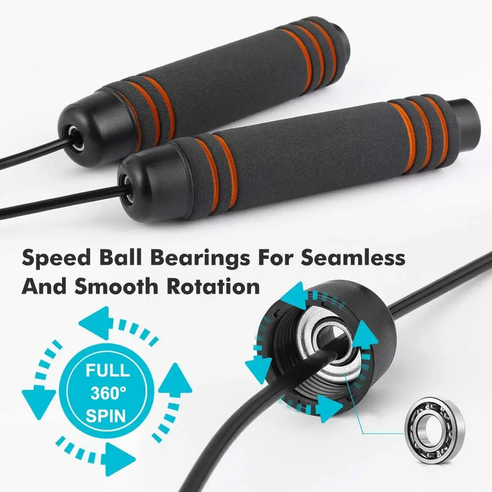 Jump Ropes Adjustable Outdoor Fitness Crossfit Gym Exercise Equimpment Accessories Boxing Workout Training Skipping Rope Speed | Спорт и