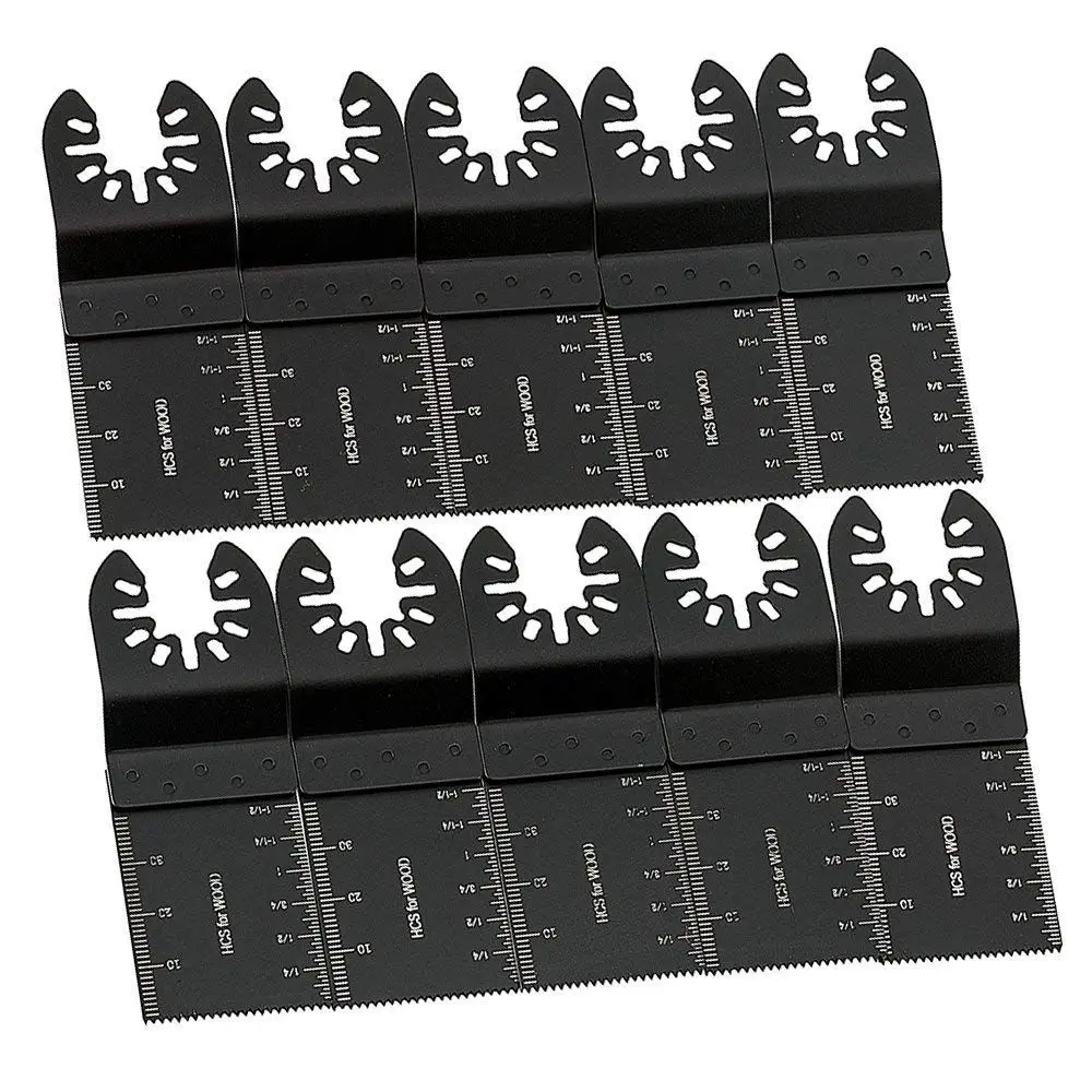 10PCS Wood Cutting Saw Blade Oscillating Kit Multi Tool for Dremel Fein Multimaster Makita Bosch Mix Multitool Blades Set 10pcs