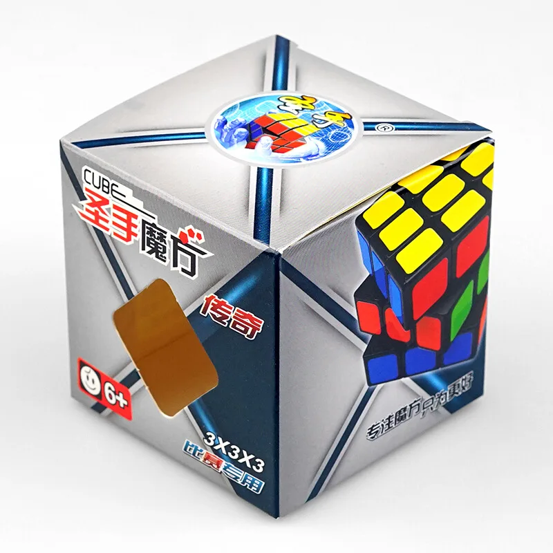 Классические игрушки Cube3x3x3 ПВХ наклейка блок-головоломка скорость обучение и